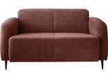 2-Sitzer HOME AFFAIRE "Marone bequem, Breite 140cm, für kleine Räume geeignet, bodenfrei", orange (koralle), B:140cm H:76cm T:90cm, 100% Polyester, Sofas, 2-Sitzer