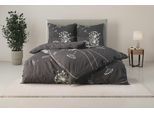 Bettwäsche OTTO HOME "SOUCY in vier Qualitäten erhältlich", grau (anthrazit), B/L: 135cm x 200cm, 1 Stk., 1 Stk., Renforcé-Tencel™ Lyocell, B/L: 80cm x 80cm, 2, Renforcé-Tencel™ Lyocell, Obermaterial: 50% Baumwolle, 50% Lyocell (TENCEL™), Bettwäsche, Bettwäsche, 100% Baumwolle, auch PREMIUM Qualitäten Renforcé-Tencel & Satin TC300