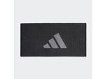 Handtuch ADIDAS PERFORMANCE "PERFORMANCE PACK", schwarz, weiß, 1 Stk., Obermaterial: 100% Baumwolle, Handtücher, Handtuch, mit 3-Streifen aus Jacquard, 1-teilig, schnell trocknend