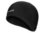 Unterhelmmütze VAUDE "BIKE WARM CAP", Gr. M (56/58), schwarz, Materialmix, unifarben, Mützen Unterhelmmütze, sportlicher Stil, aus Polyester und Elasthan, mit Logodruck