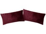Kissenbezug OTTO HOME "Desner3, besonders weich im Griff, Cashmere-Touch", rot (bordeaux), B:40cm L:80cm, Microfaser, Obermaterial: 100% Polyester, Kissenbezüge, Kissenbezug, Kissenhülle mit Reißverschluss
