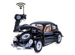 RC-Auto JAMARA "VW Käfer RC Diecast 1:18 schwarz 27MHz", schwarz, Fernlenkfahrzeuge, KinderB:8,8cm H:8,5cm T:22,6cm, RC-Auto, B:8,8cm H:8,5cm T:22,6cm