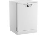 BEKO Standgeschirrspüler "BDFN26430W 7694801677", Energieeffizienz: D, silber (weiß), B:59,8cm H:85cm T:60cm, Geschirrspüler, SteamGloss – Glänzende Gläser dank optimierter Trocknung, Standgeschirrspüler
