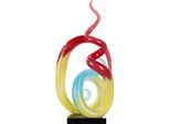 Skulptur GILDE "Skulptur Pandora mehrfarbig", mehrfarbig, B:21cm H:37cm T:10cm, Glas, Dekofiguren, Skulptur, Glaskunst Skulptur dekoratives Kunstobjekt fantasievolle Deko
