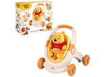 Lauflernhilfe SMOBY "Winnie Puuh inklusive Plüsch Winnie Puuh", beige (gelb, orange), Lauflernhilfen, KinderB:45cm H:47cm T:50cm, Kunststoff, Lauflernhilfe, B:45cm H:47cm T:50cm