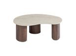 Vente-Unique Couchtisch, Natur, Beige, Holz, Organisch, 120x45x60 cm, Wohnzimmer, Wohnzimmertische, Couchtische