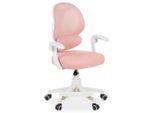Idimex Kinderdrehstuhl, Pink, Textil, Mode, 49x102x62 cm, Arbeitszimmer, Bürostühle, Jugendschreibtischstühle & Kinderschreibtischstühle