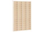 vidaXL Wandregal, Braun, Holz, Strukturbuche, Rechteckig, 40x60x4.5 cm, Wohnzimmer, Regale, Wandregale