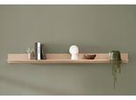 Wandboard HOME AFFAIRE "Fredericia, modernes Wandregal, Wandhalter mit Ablagefläche", braun (eiche cremona toro), Regale, B/H/T: 195cm x 15cm x 17cm, Holzwerkstoff, Wandboard, vielseitig einsetzbares Hängeregal, Eiche Cremona Toro, 195 cm breit, B:195cm H:15cm T:17cm