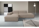 Ecksofa WERK2 "Apollo 264 x 188 cm modern und bequem", beige (greige), B:264cm H:70cm T:188cm, 90% Polyester, 10% Nylon, Sofas, Ecksofa, Cord, L-Form