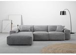 Ecksofa HOME AFFAIRE "Glimminge auch in Breitcord, Feincord, Bouclé + Easy care-Bezug", grau, B:294cm H:71cm T:191cm, 12% Polyaxryl, 88% Polyester, Sofas, Ecksofa, L-Form, Breite 294, Zierkissen