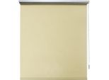 Seitenzugrollo INDEKO "Simply-Fix Klemmrollo Thermo", beige (champagner, weiß, weiß), B:60cm H:150cm, Polyester, Rollos, Seitenzugrollo, Verdunklung, Sichtschutz, Thermoisolation, UV-Schutz