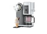 NINJA Eismaschine "Ninja CREAMi Scoop & Swirl 13-in-1 Softeis- und Eismaschine NC701EU", weiß (platin silber), B:25,5cm H:44,5cm T:48,48cm, Eismaschinen, Softeis & Eismaschine NC701EU, Eismaschine