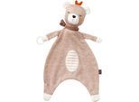 Kuscheltuch FEHN "Schmusetuch Teddy", Baby, braun, Baumwolle, Schnuffeltücher Kuscheltuch, mit Schnuller-Befestigung