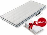 Topper RIBECO "Aaron, Topper 90x200 cm,180x220 cm, GRATIS dazu 1x Handtuch", weiß, B:140cm H:8cm L:200cm, Gelschaum, Topper, Topper, Gelschaum, Matratze Boxspringbett geeignet, ergonomisch, Made in EU