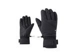 Skihandschuhe ZIENER "KATYMY-Z GORE‑TEX DAMEN", Damen, Gr. 7.5, schwarz, Kunstfaser, Handschuhe Skihandschuhe, wasserdicht, winddicht, atmungsaktiv, wärmendes Plüschfutter