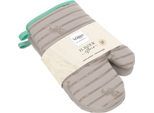 Topfhandschuhe VOSSEN "Scandi Cook", braun (stone), B:18cm L:28cm, Obermaterial: 100% Baumwolle, Topflappen, Topfhandschuhe, mit Silikonbeschichtung im Lobster-Design, Hitzebeständig bis 250