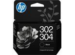 HP Tintenpatrone "original HP Druckerpatrone 302/304 schwarz", schwarz, Tintenpatronen, Tintenpatrone