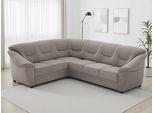 Ecksofa SIT & MORE "Savona L-Form, B. 262 cm, Komfortsitz, Eckcouch mit Stoff- & Lederwahl", beige (taupe), B:262cm H:90cm T:212cm, Sofas, Ecksofa, mit Schlaffunktion, Liegefl. 120x195 cm