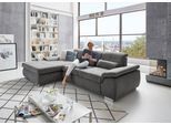 Ecksofa DIE PLANBAR "MP-IN16037 L-Form, Breite 289 cm, mit Federkern-Polsterung", grau, B:289cm H:85cm T:195cm, 100% Polyester, Sofas, Ecksofa, mit Sitztiefenverstellung & Zierkissen