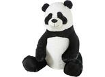 Kuscheltier HEUNEC "Panda XXL, 100 cm", schwarz (schwarz, weiß), Plüschfiguren, KinderH:100cm, Plüsch, Kuscheltier, H:100cm