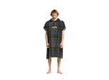 Badeponcho BILLABONG "Hooded Poncho", Herren, bunt (raven), Obermaterial: 100% Baumwolle., Hausmäntel Badeponcho