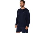 Laufshirt ASICS "ASICS CORE LS TOP", Herren, Gr. L, schwarz (midnight), Obermaterial: 100% Polyester, Shirts Laufshirt, Schnelltrocknend, Reflektierend, Leicht