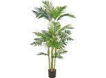 Kunstpalme CREATIV GREEN "Bambuspalme", grün, H:160cm, Obermaterial: 100% Kunststoff, Kunstpflanzen, Kunstpalme, mit naturgetreuen Palmwedeln
