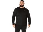 Laufshirt ASICS "ASICS CORE LS TOP", Herren, Gr. M, schwarz (performance schwarz), Obermaterial: 100% Polyester, Shirts Laufshirt, Schnelltrocknend, Reflektierend, Leicht