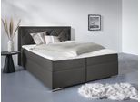 Home affaire "ALFIE, Polsterbett wahlweise mit Bettkasten, Samtvelours-Bezug" mit Bonnell-oder Taschenfederkernmatratze H2,H3, H4, 120/140/180x200cm