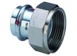 Viega Prestabo Verschraubung 559205 28 mm x G 1 1/4, Stahl unlegiert, flachdichtend, SC-Contur