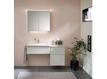 Geberit Option Plus Spiegelschrank 500593001 60x70x17,2 cm, mit Beleuchtung, Kosmetikspiegel, 2 Türen