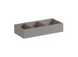 Geberit Xeno² Schubladeneinsatz 500526001 32,3x6,2x15,0cm, H-Teilung, Melamin Holzstruktur/sculturagrau