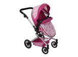Kombi-Puppenwagen CHIC2000 "Yolo", pink (einhorn pink), Puppenwagen, KinderB:71cm H:81cm T:71cm, Kombi-Puppenwagen, mit schwenkbaren Vorderrädern, B:71cm H:81cm T:71cm