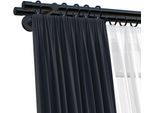 Gardinenstange OTTO HOME "Tanbul", schwarz, L:240cm, Eisen, Gardinenstangen, Gardinenstange