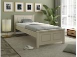 Massivholzbett OTTO HOME "ERIK', Made in Europe, optional mit Schublade, Massivholz Kiefer", cashmere, beige, B:99,5cm H:85,8cm L:213cm, Betten, Massivholzbett, in mehreren Größen, Landhausstil mit Kassettenoptik