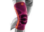 Kniebandage BAUERFEIND "Knee Support", Gr. S, pink, Obermaterial: 57% Baumwolle, 41% Polyester, 2% Elasthan, Bandagen Kniebandage, atmungsaktives Material, aus Baumwolle, Polyester und Elasthan