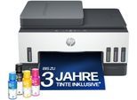 HP Multifunktionsdrucker "Smart Tank 7605", grau (grau, weiß), B:42,75cm H:41cm T:28,4cm, Drucker, Bis zu 50€ Cashback sichern Nur bis zum 31.10.2026, Multifunktionsdrucker