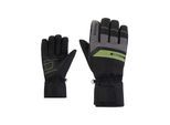 Skihandschuhe ZIENER "GALLIUSS-Z AQUASHIELD", Herren, Gr. 9.5, lime, Kunstfaser, Handschuhe Skihandschuhe, wasserdicht, winddicht, atmungsaktiv