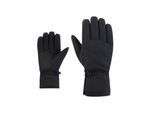 Skihandschuhe ZIENER "KAILANYA-Z DAMEN", Damen, Gr. 8,5, schwarz, Kunstfaser, Handschuhe Skihandschuhe, wasserabweisend, windabweisend, atmungsaktiv, warm