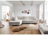Ecksofa DIE PLANBAR "Ottomane MP-IN14007 L-Form, Breite 306 cm", beige (ecru), B:306cm H:84cm T:197cm, 100% Polyester, Sofas, Ecksofa, wahlweise mit Schlaffunktion und verstellbaren Kopfstützen, in Cord
