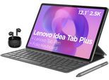 LENOVO Tablet "Idea Tab Plus (12,1 Zoll) Productivity Bundle", Energieeffizienz: F, grau (luna grau), 8 GB, Tablets_EBookReader, Komplettpaket für produktives Arbeiten, Tablet