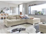 Ecksofa DIE PLANBAR "MP-IN17004 L-Form, Breite 331 cm, Federkern-Polsterung", beige (natur), B:331cm H:84cm T:194cm, 100% Polyester, Sofas, Ecksofa, inkl. Sitztiefenverstellung, wahlweise weitere Funktionen
