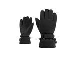 Skihandschuhe ZIENER "LALEA-Z GORE‑TEX PrimaLoft MÄDCHEN", Damen, Gr. 4, schwarz, Materialmix, Handschuhe Skihandschuhe, wasserdicht, winddicht, atmungsaktiv, extra warm durch PrimaLoft