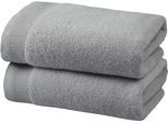 Handtücher OTTO HOME "Fenya, flauschig und weich, Premium Handtücher, Duschtücher, 550gr/m²", weiß (hellgrau), B:50cm L:100cm, Webfrottier, Obermaterial: 100% Baumwolle, Handtücher, Handtücher, mit Bordüre, Set, 100% Baumwolle, Hotel-Qualität, 5 Jahre Garantie