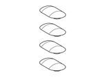 Geberit Set Puffer für WC-Sitz 244824001 3/7mm