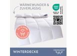 Daunenbettdecke EXCELLENT "VENEDIG, Bettdecken für Sommer und Winter, Decke", weiß, B:200cm L:200cm, Bezug: 100% Baumwolle. Füllung: 90% Daunen, 10% Federn, Bettdecken, Daunenbettdecke, Bettdecke 135x200 cm, 155x220cm und weitere Größen, Made in Germany