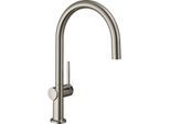hansgrohe Talis M54 Spültischarmatur 72843800 1jet, Edelstahl Finish