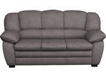 2,5-Sitzer COTTA "Casino Sofa, Garnitur: Sessel 2,5-Sitzer, B: 185 cm, Sitzhöhe 43 cm", grau (dunkelgrau), B:185cm H:88cm T:92cm, 100% Polyester, Sofas, 2 5-Sitzer, Polstergarnitur, auch als Set erhältlich