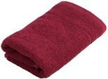 Gaestehandtuecher WEWO FASHION "9518G", rot (rubin), B:30cm L:50cm, Frottee, Frottier, Handtücher, Gaestehandtuecher, saugstark
